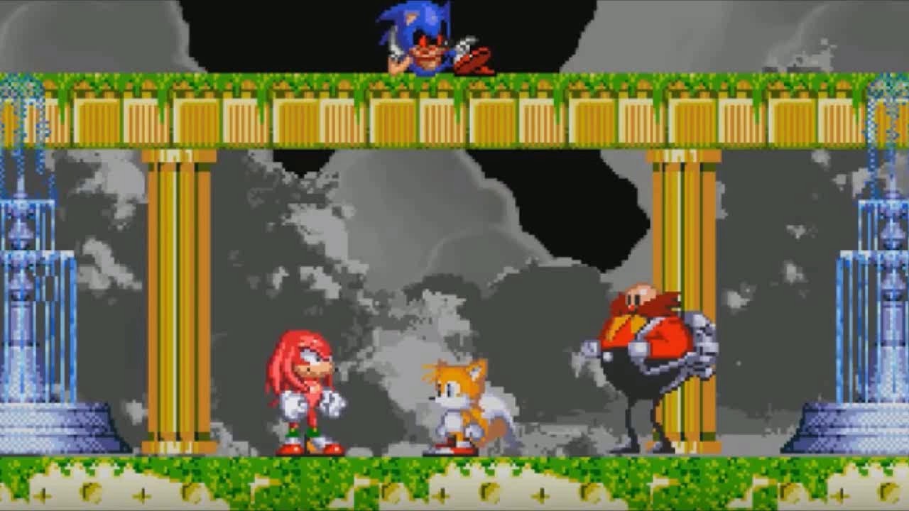 Sonic.exe Spirits of Hell Soundtrack  Mecha Green Hill Act 1 (Tails;  Knuckles) 
