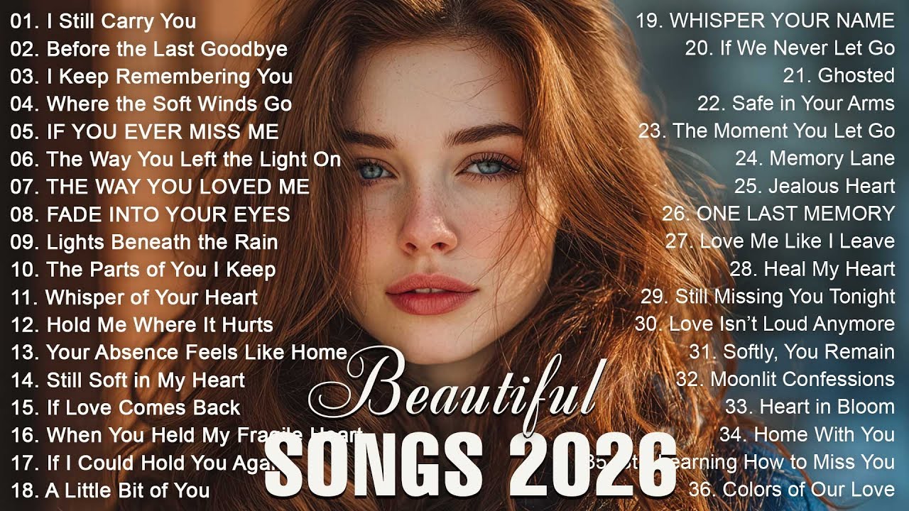 Beautiful Love Songs 💖 Soft Romantic Melodies to Fall in Love | 2026 Playlist | Dreamy Love Songs