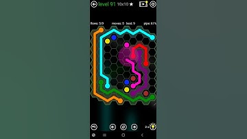 How To Solve Flow Free Hexes Jumbo Interval Pack Level 91 Board Walk Through Solution Walkthrough