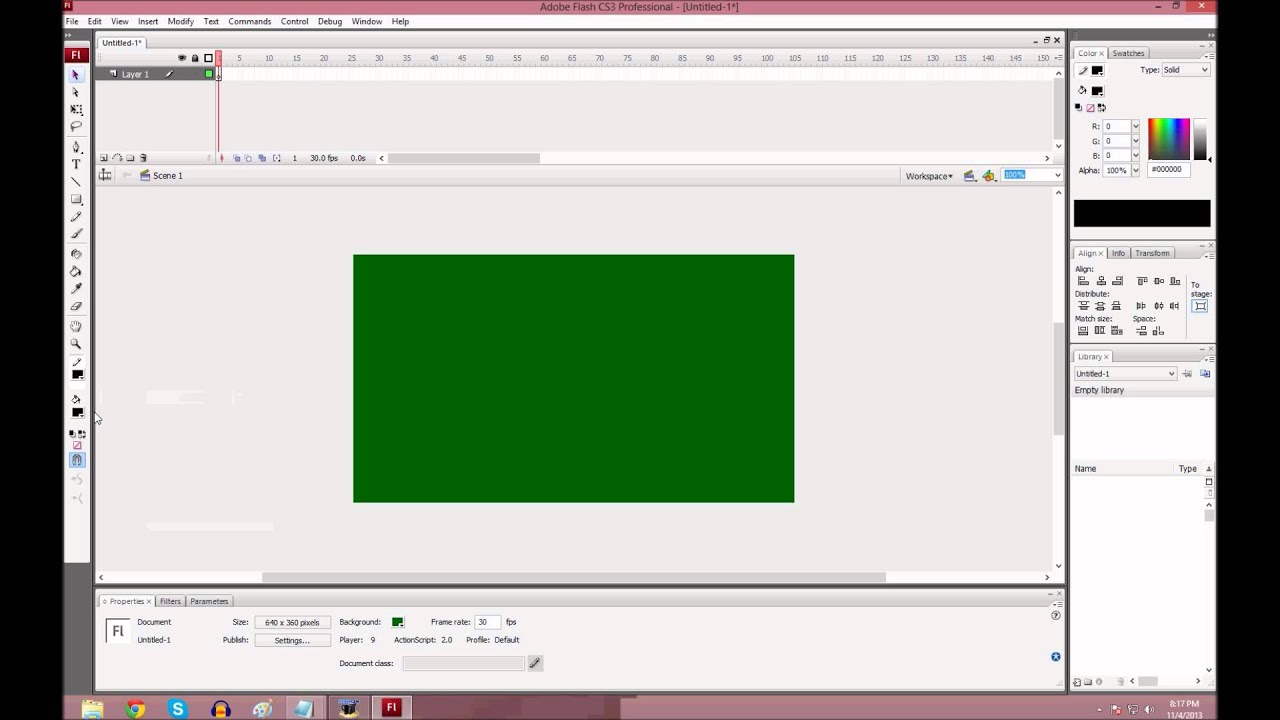 [Basic] Flash Tutorial #1 - Getting Started - YouTube