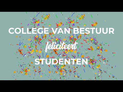 College van Bestuur feliciteert studenten | Hoornbeeck College