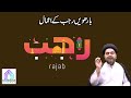 12th Rajab Episode | Amaal e Rajab | Maulana Syed Mohammad Ali Naqvi