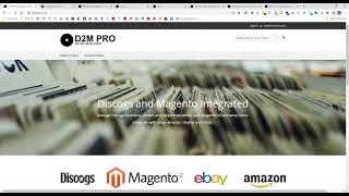 D2M Pro Magento Website integrated with Discogs, eBay and Amazon - Introduction