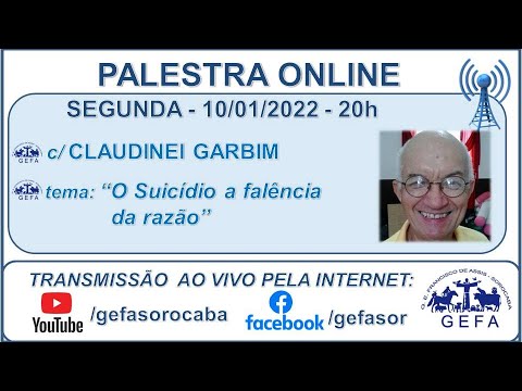 Assista: Palestra online - c/ CLAUDINEI GARBIN (10/01/2022)