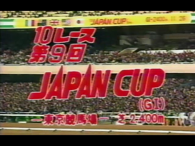 懐かしの「中央競馬ダイジェスト」'89 ジャパンカップ ホーリックス