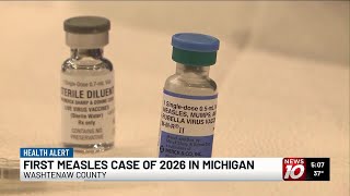 First measles case of 2026 in Michigan