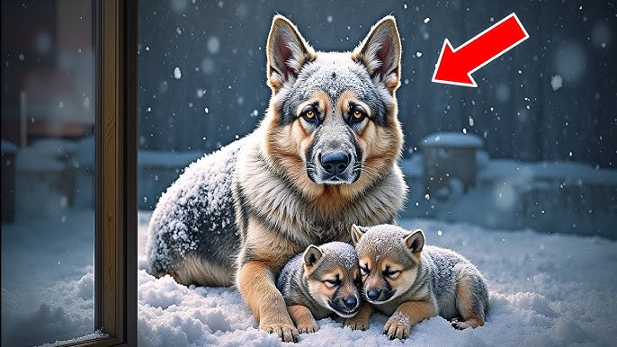 A Man Found a Shivering German Shepherd With Two Puppies—What He Uncovered  Will Haunt You!