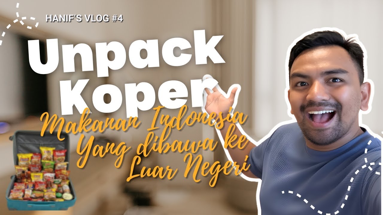 Membawa Makanan Indonesia ke Eropa! Tips Bawa Makanan ke Luar Negeri | Vlog #4