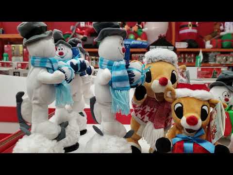 christmas singing plush