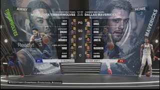 “Epic Showdown: Dallas Mavericks vs. Minnesota Timberwolves - NBA 2K24 Gameplay!”