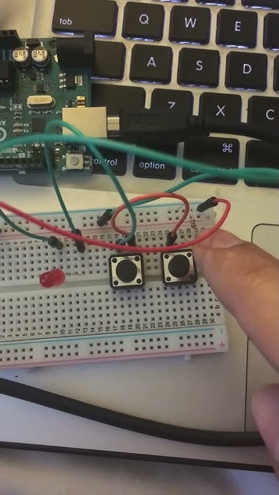 Arduino uno: two push button circuit - YouTube