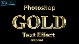 How To Write Golden Text in Photoshop - Tutorial screenshot 5