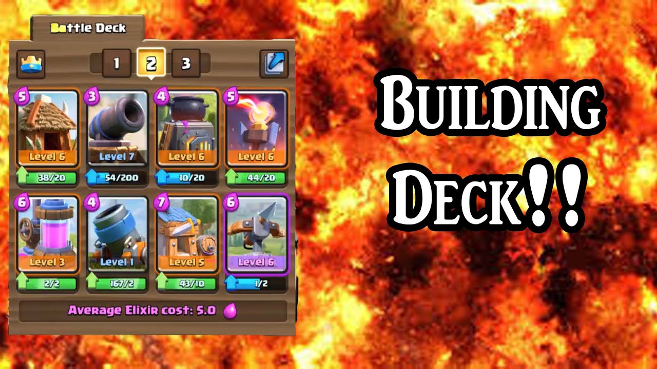 download clash royale building deck for free