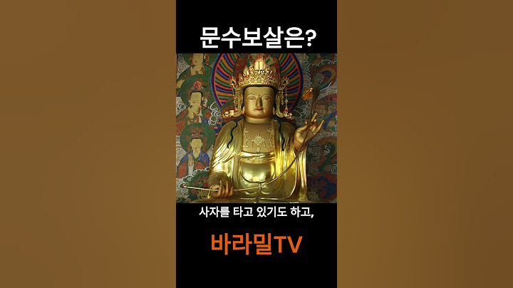 지혜를 상징하는 부처님의 오른팔 문수보살