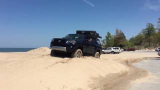 Getting Stuck at Indiana Dunes National Park! Did using Crawl Control get me out? Toyota 4Runner