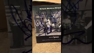 The Who Autographs CD Cover Who's Better Who's Best