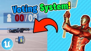 How To Make A VOTING SYSTEM In UEFN!