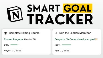 How to Build a SMART Notion Goal Planner From Scratch