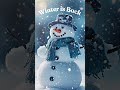 Winter is Back #snowman #snowfall #tvwallpapers #tvbackground #winterambience