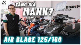 Honda Air Blade 125/160 Tăng Giá Đột Ngột Nhiều AE Ngao Ngán Vì Giá Quá Cao | Alo Xe