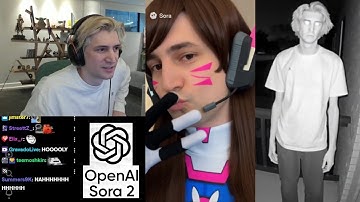 xQc Reacts to "Sora 2" AI Edits of Himself