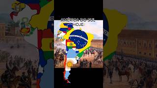 América Do Sul Antes E Depoissouth America Before And After