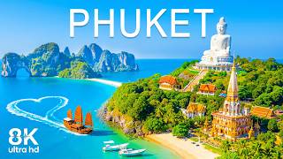 [8K] Phuket 🇹🇭 Thailand’s Tropical Paradise | Beaches, Islands &amp; Blue Ocean
