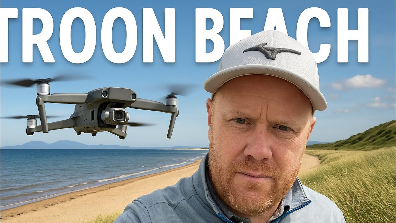 Troon Beach from Above | Stunning 4K Drone Footage of Scotland’s Coast