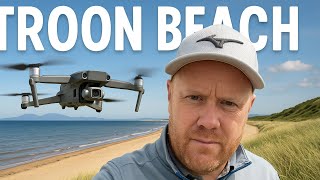 Troon Beach From Above Stunning 4K Drone Footage Of Scotlands Coast