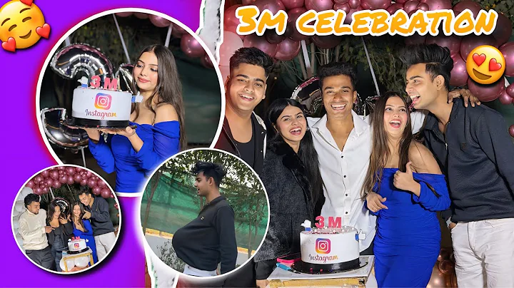 3 MILLION CELEBRATION ❤️😍 || BOHOT MASTI KI SABNE 😍 || NITISHA 09