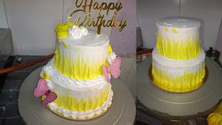 Pine Apple Cake Design in a very simple way #plssupport #@ShriClassickitchen.897