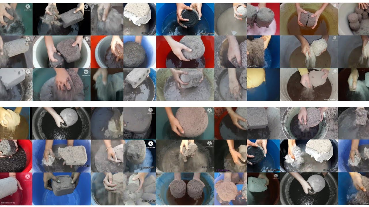 ASMR Edits:Special treat crunchy dusty crumbling Alots of textures in one frame edits