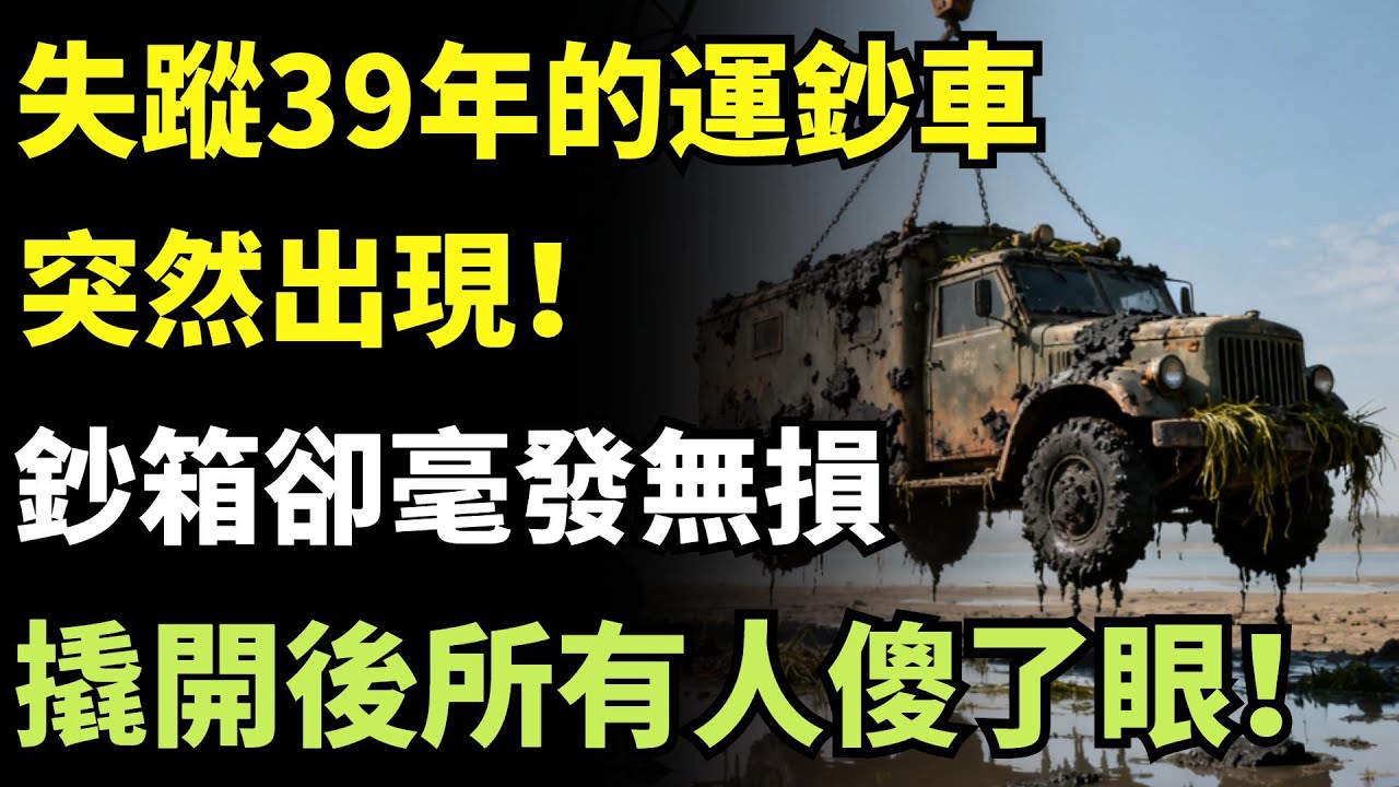 失蹤39年的運鈔車，突然出現！鈔箱卻毫發無損，撬開後所有人傻了眼！