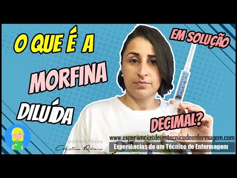 Vídeo: Cloridrato De Morfina - Instruções De Uso Da Solução Em Ampolas, Preço