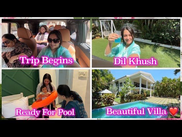Villa Bahut Khoobsurat Hai 😍 | Dil Khush Hogaya ❤️| Ruhaan Ready for Pool class=