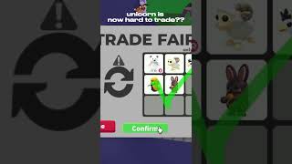 UNICORN is now hard to trade? 😮 LOSE or WIN? |Adopt Me Trading