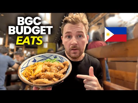 LIVING on a BUDGET in Bonifacio Global City (BGC) 🇵🇭 Complete Guide to Eating CHEAP | Philippines