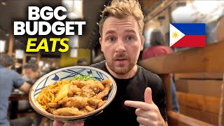 LIVING on a BUDGET in Bonifacio Global City (BGC) 🇵🇭 Complete Guide to Eating CHEAP | Philippines