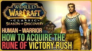 Human Warrior Victory Rush Rune WoW Resimi