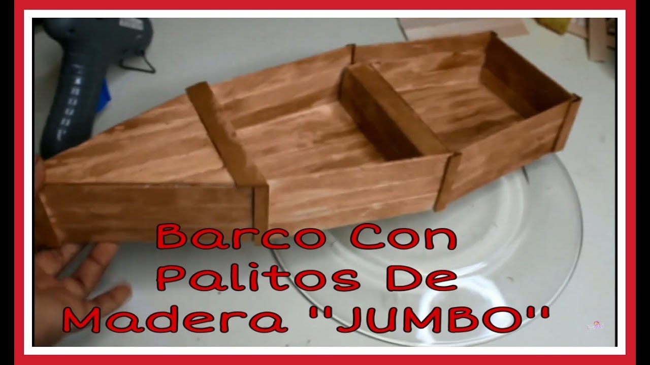 Como Hacer un Barco Con palitos