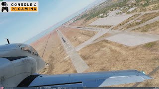 Extreme Landing From A Dive Over The Runway With Dcs C101 Aviojet