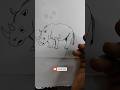 Dangerous Rhinoceros How To Draw A Rhinoceros Rhinoceros Shorts Trending Viral Animal 