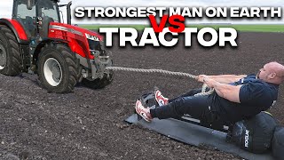 STRONGEST MAN ON EARTH VS TRACTOR! | SMOE EVENT TESTING