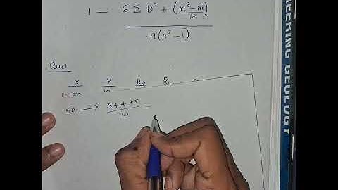 Rank correlation |part 2| 