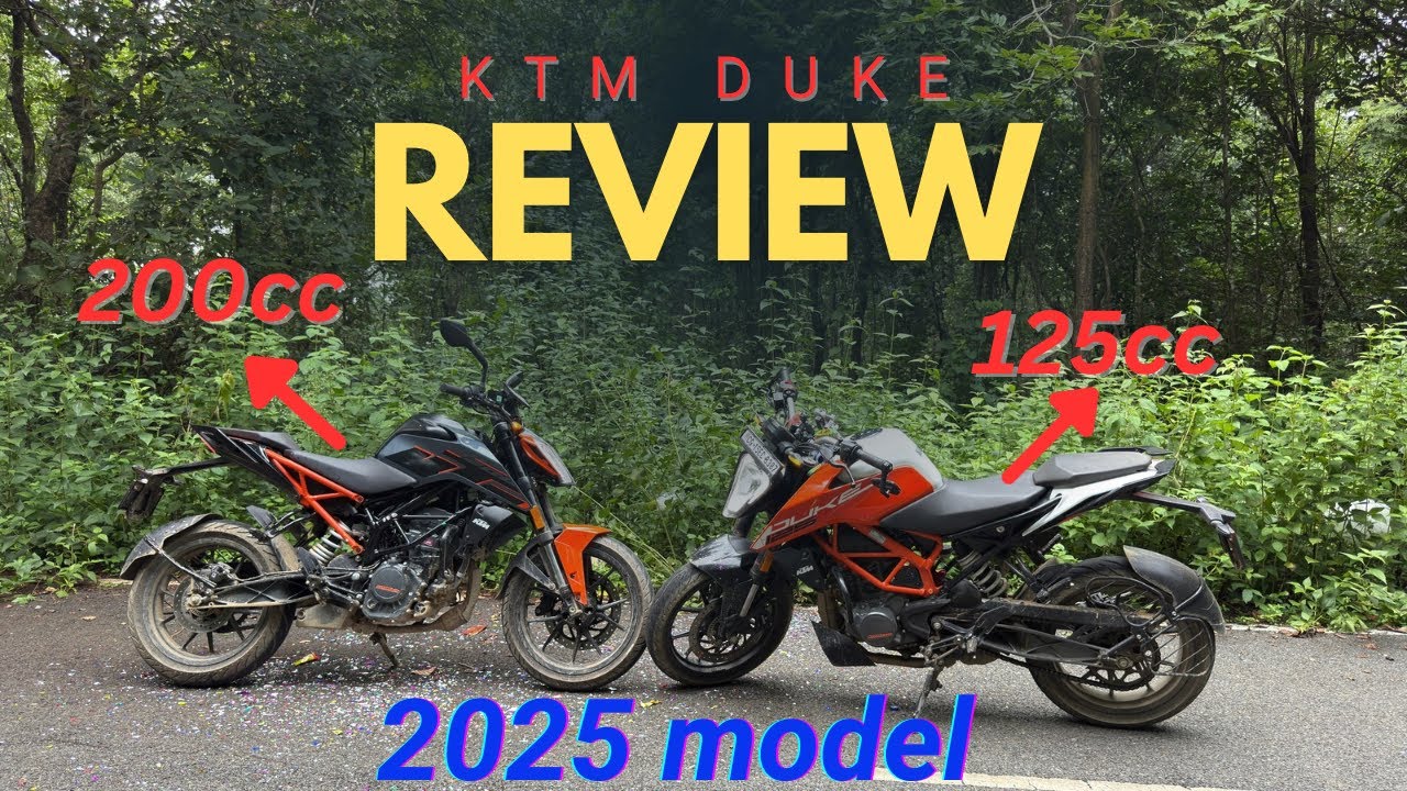 KTM DUKE 200 review 2025 modal | mileage ,￼ top speed | 125 vs 200 comparison ￼