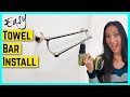How To Install A Towel Bar In 30 Mins Bennington Lakefront Double Towel Bar Install 