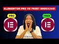Elementor PRO vs FREE for Beginners: Shocking Difference You Need To Know in 2026