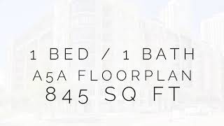 A5A 1 bed /1 bath| 895 sq.ft.