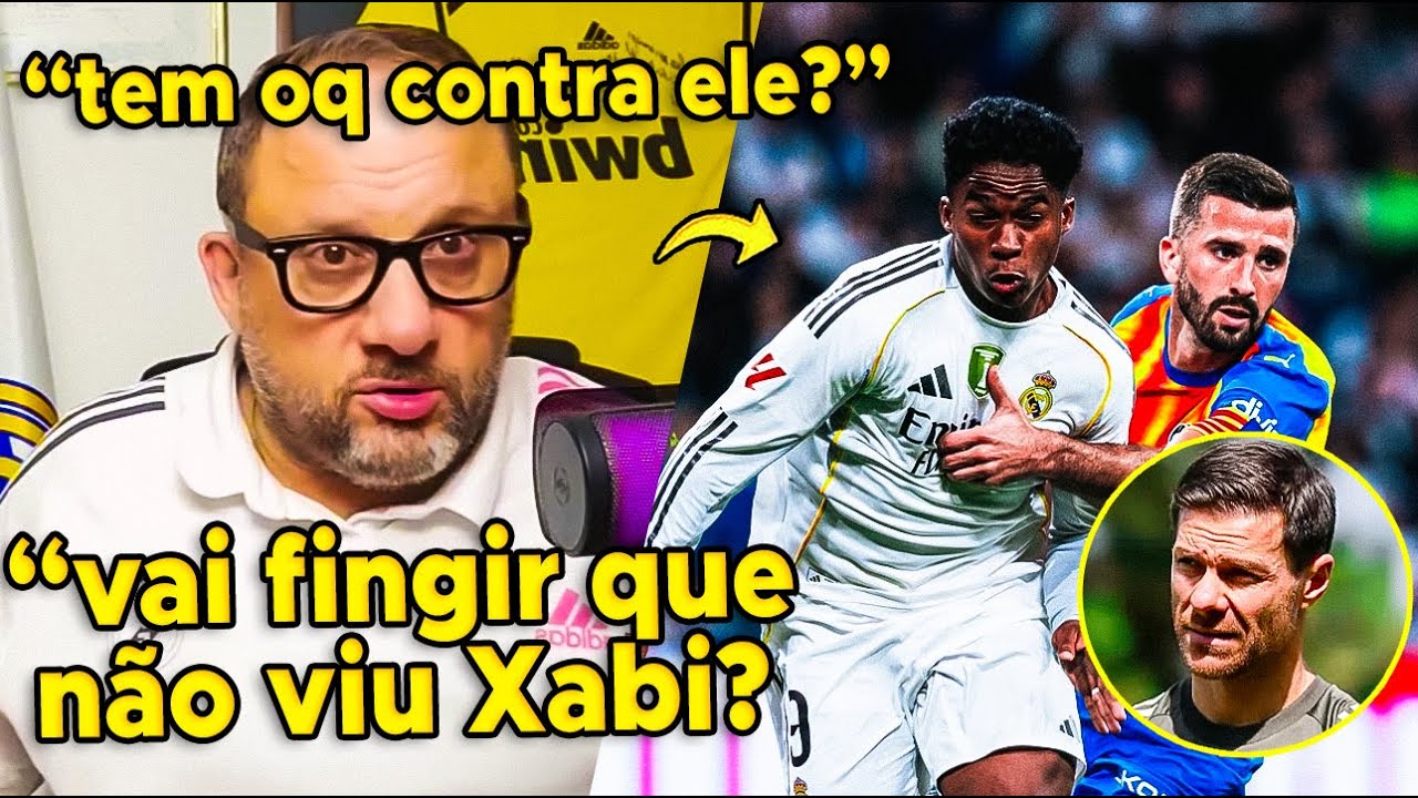 🚨ATÉ A TORCIDA DO REAL SE REVOLTOU COM O XABI!! ENDRICK CONSEGUE MUDAR O DEBATE SOBRE ELE NO REAL!!