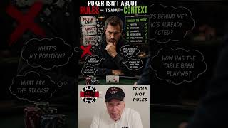Why Poker Is NOT a Game of Rules (Why Players Get This Wrong)